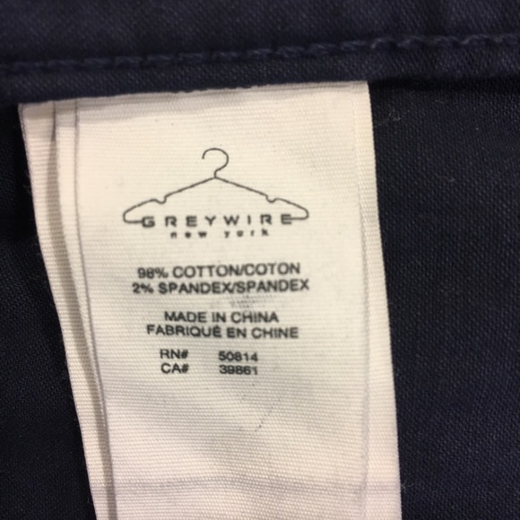 Greywire Navy Blue Coated Denim Jean Jacket Small - Picture 5 of 6